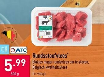 ALDI Rundsstoofvlees aanbieding