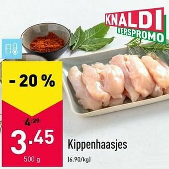 ALDI Kippenhaasjes aanbieding