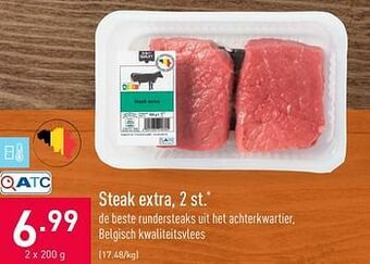 ALDI Steak extra aanbieding