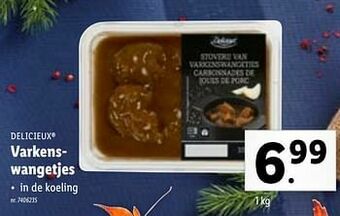 Lidl Varkenswangetjes aanbieding
