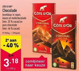 ALDI Chocolade aanbieding