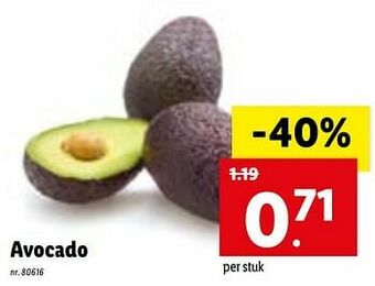 Lidl Avocado aanbieding