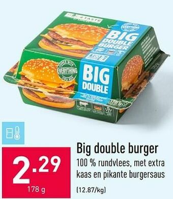 Big double burger