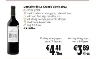 Colruyt Domaine de La Grande Vigne 2022 aanbieding