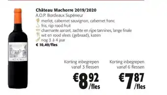 Colruyt Château Machorre 2019/2020 aanbieding