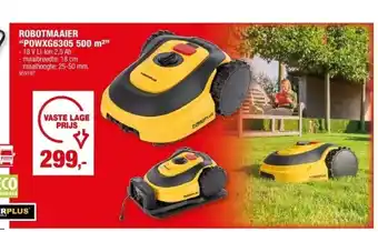 Hubo ROBOTMAAIER “POWXG6305 500 m²” aanbieding
