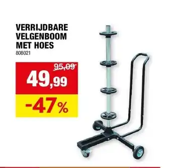 Hubo VERRIJDBARE VELGENBOOM MET HOES aanbieding