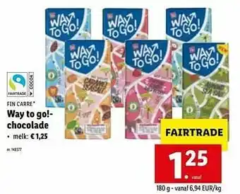 Way to go!- chocolade melk