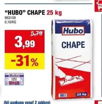 Hubo “HUBO” CHAPE 25 kg aanbieding