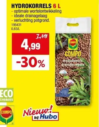 Hubo HYDROKORRELS 6 L aanbieding