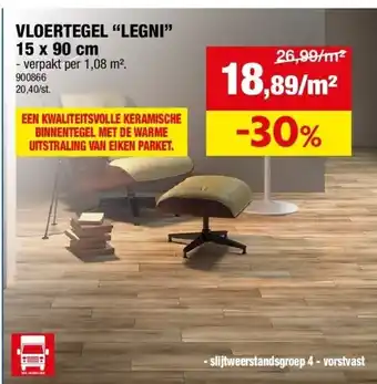 Hubo VLOERTEGEL “LEGNI” 15 x 90 cm aanbieding
