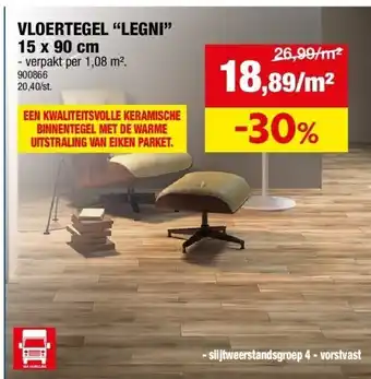 Hubo VLOERTEGEL “LEGNI” 15 x 90 cm aanbieding