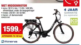 Hubo MET MIDDENMOTOR aanbieding