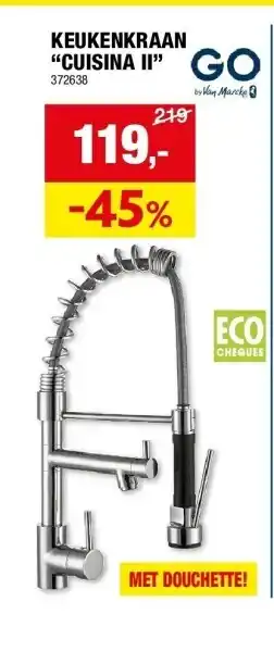 Hubo KEUKENKRAAN “CUISINA II” aanbieding