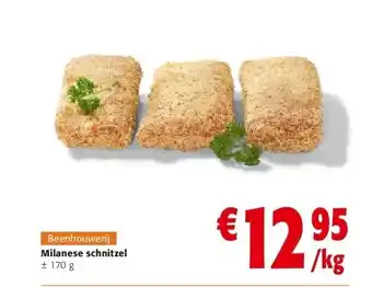 Colruyt Milanese schnitzel aanbieding