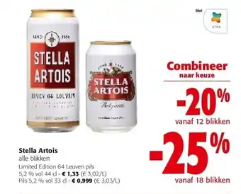 Colruyt Limited Edition 64 Leuven pils 5,2 % vol 44 cl aanbieding