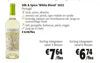 Colruyt Silk & Spice 'White Blend' 2022 aanbieding