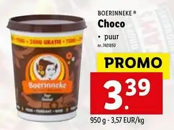 Lidl Choco aanbieding