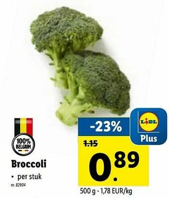 Lidl Broccoli aanbieding