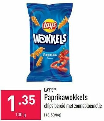 ALDI Lay`s paprikawokkels aanbieding