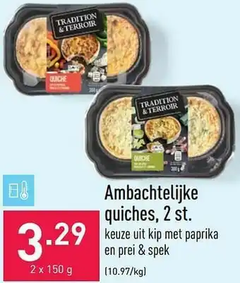 Ambachtelijke quiches
