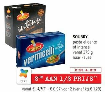 Soubry pasta al dente of intense