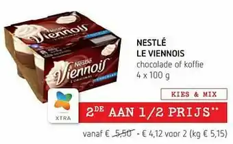 Nestlé le viennois chocolade of koffie