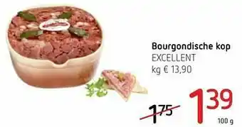 Spar Colruyt Bourgondische kop excellent aanbieding