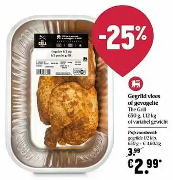 Delhaize Gegrilde kip aanbieding