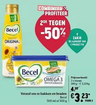 Delhaize Becel vlootje aanbieding
