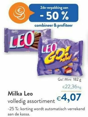 OKay Milka leo go! mini aanbieding