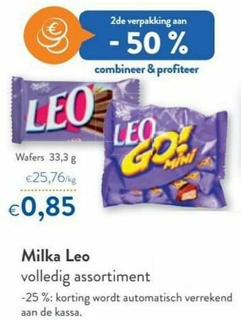 OKay Milka leo wafers aanbieding