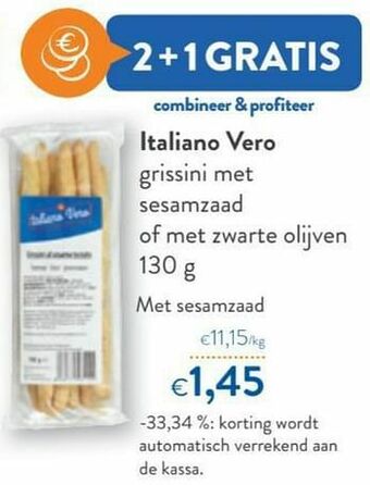 OKay Italiano vero grissini met sesamzaad aanbieding