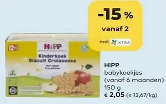 Bio Planet Hipp babykoekjes aanbieding