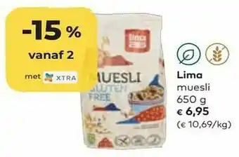 Bio Planet Lima muesli aanbieding