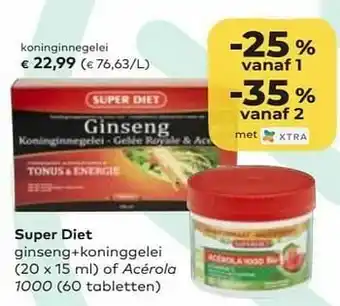 Bio Planet Super diet koninginnegelei aanbieding