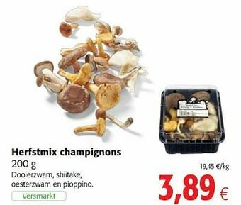 Colruyt Herfstmix champignons aanbieding