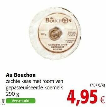 Au bouchon zachte kaas met room van gepasteuriseerde koemelk