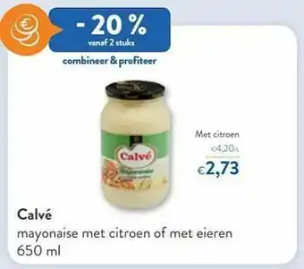 OKay Calvé met citroen aanbieding