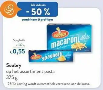 OKay Soubry spaghetti aanbieding