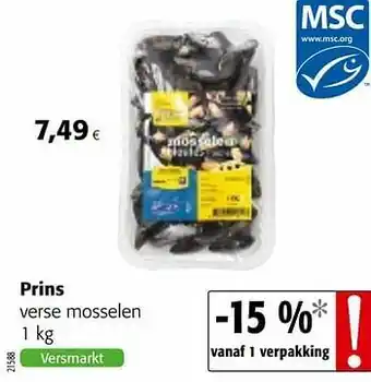 Prins verse mosselen