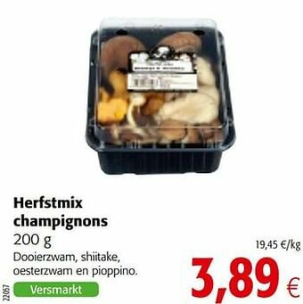 Colruyt Herfstmix champignons aanbieding