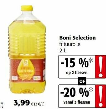 Colruyt Boni selection frituurolie aanbieding