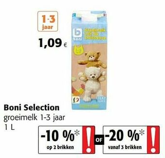 Colruyt Boni selection groeimelk aanbieding