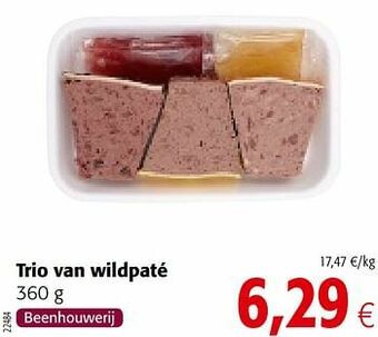 Colruyt Trio van wildpaté aanbieding
