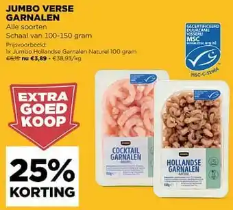 Jumbo Jumbo hollandse garnalen naturel aanbieding