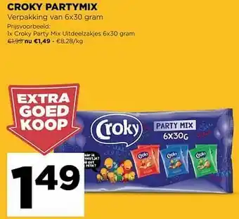 Croky party mix uitdeelzakjes