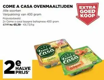 Jumbo Come a casa lasagne bolognese aanbieding