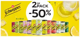 Prik en Tik Schweppes aanbieding