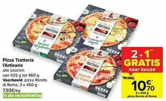 Carrefour Pizza rondo di roma aanbieding